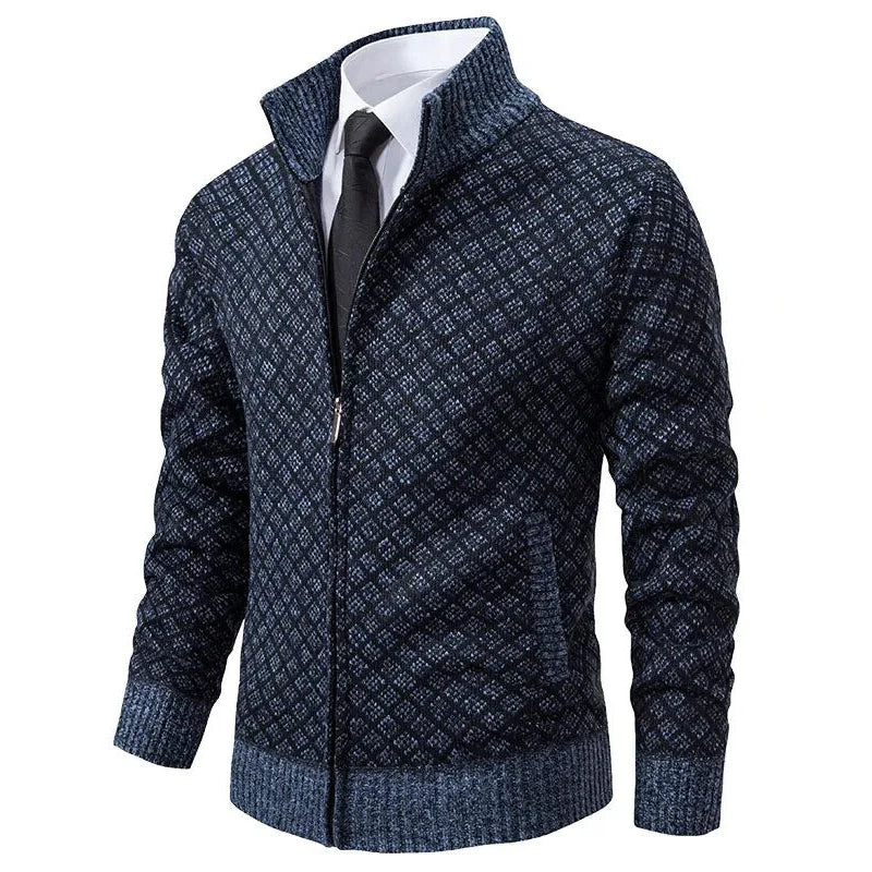 Aura | Chaqueta Clásica de Punto con Cremallera