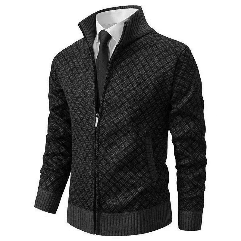 Aura | Chaqueta Clásica de Punto con Cremallera