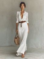 Aura | Vestido Largo de Estilo Casual