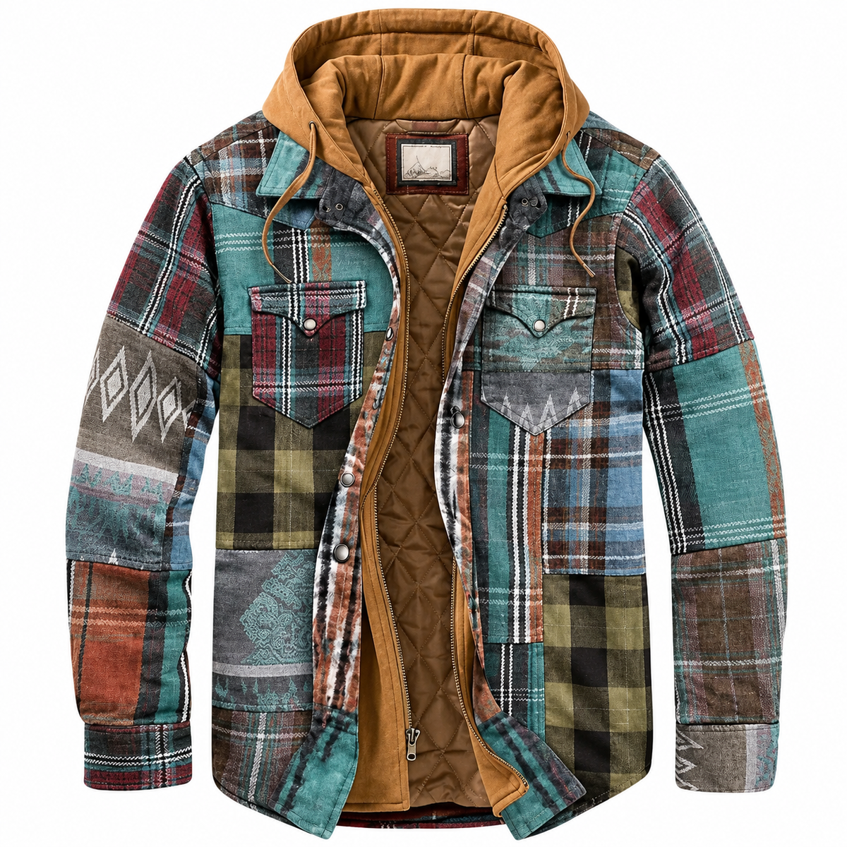 Aura | Chaqueta urbana de cuadros