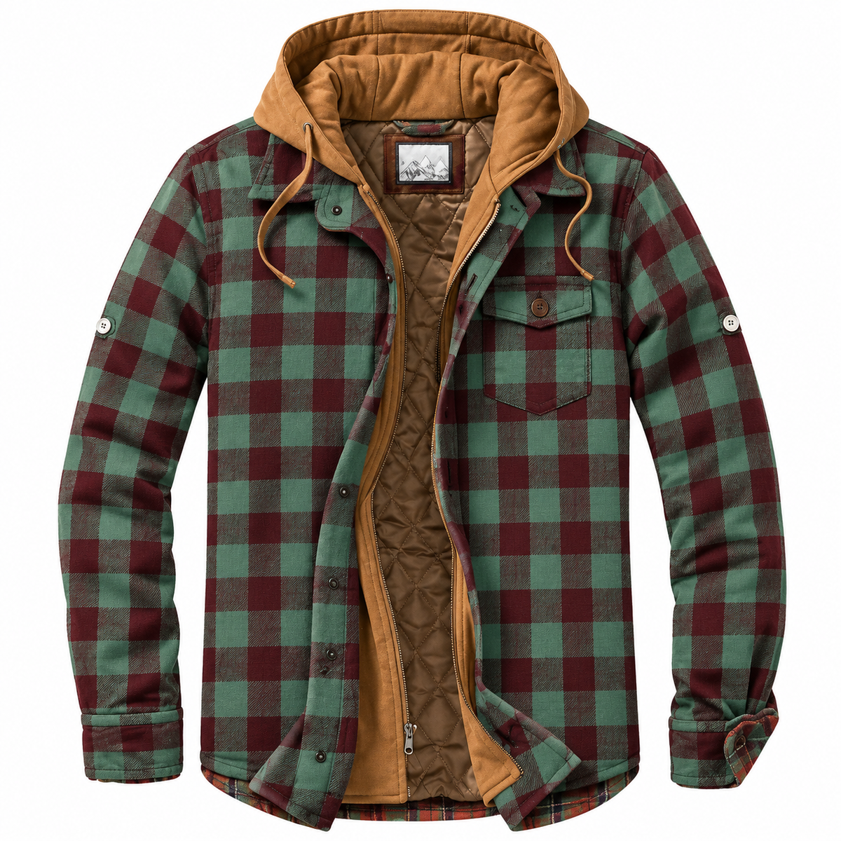 Aura | Chaqueta urbana de cuadros