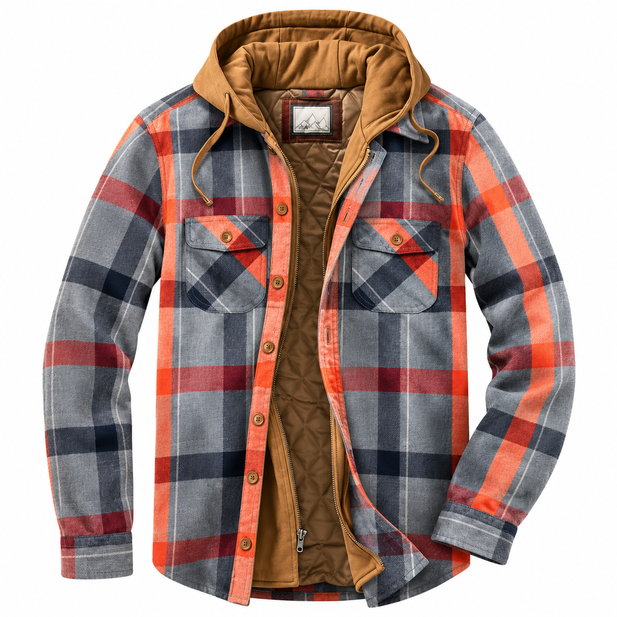 Aura | Chaqueta urbana de cuadros