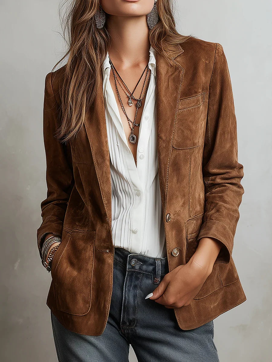 Aura | Blazer Vintage Marrón