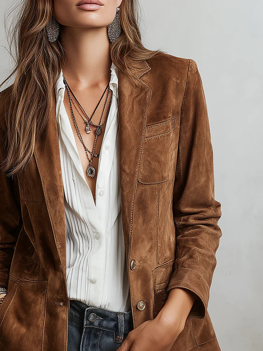 Aura | Blazer Vintage Marrón