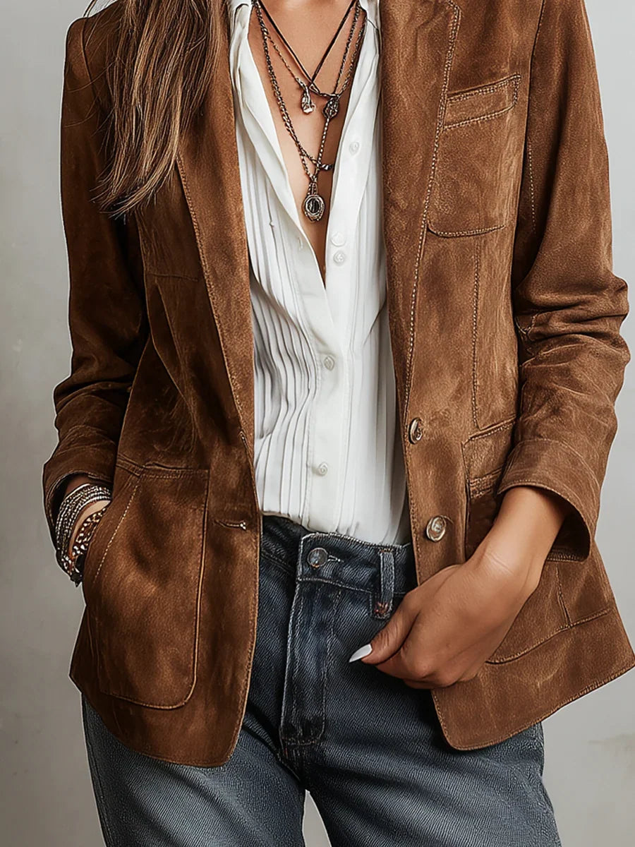 Aura | Blazer Vintage Marrón