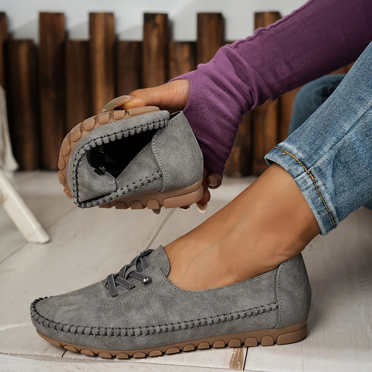 Aura | Mocasines suaves con soporte