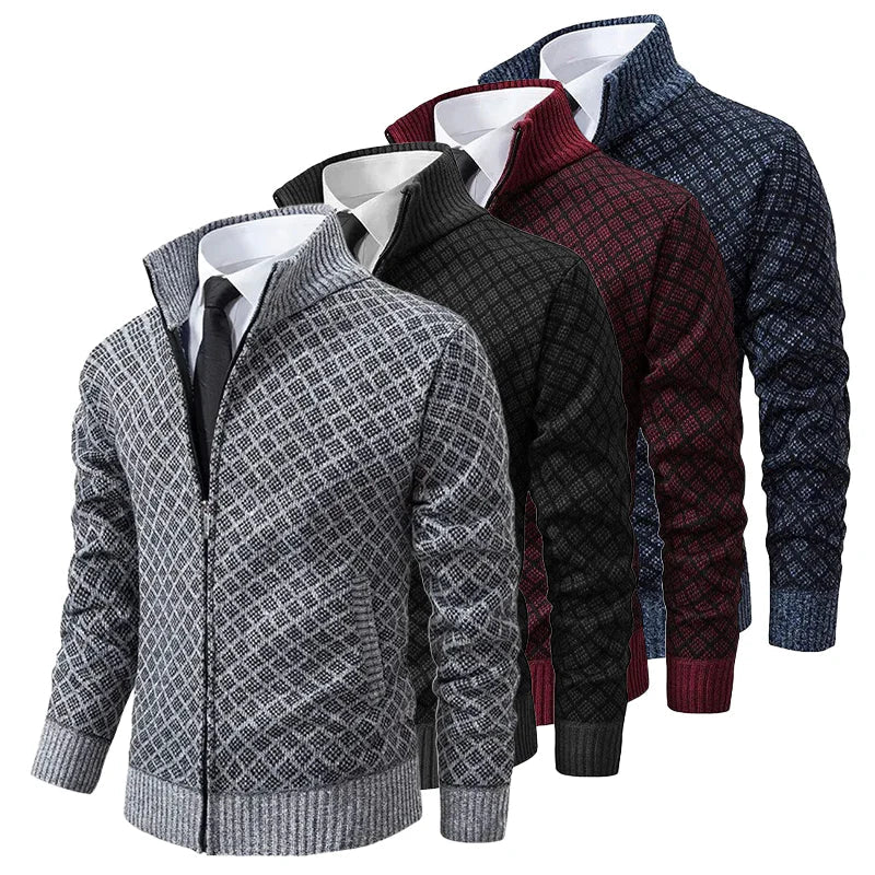 Aura | Chaqueta Clásica de Punto con Cremallera