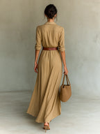 Aura | Vestido Largo de Estilo Casual