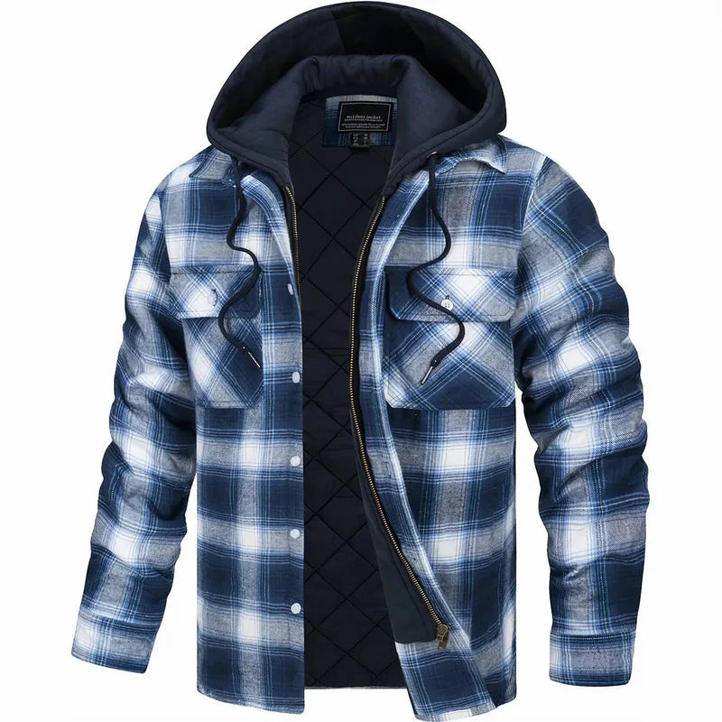Aura | Chaqueta de Cuadros Abrigada